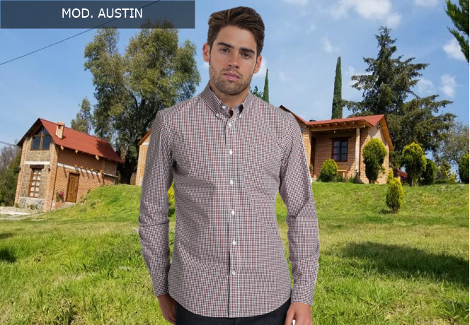 Camisa, camisa de caballero modelo MOD. AUSTIN.