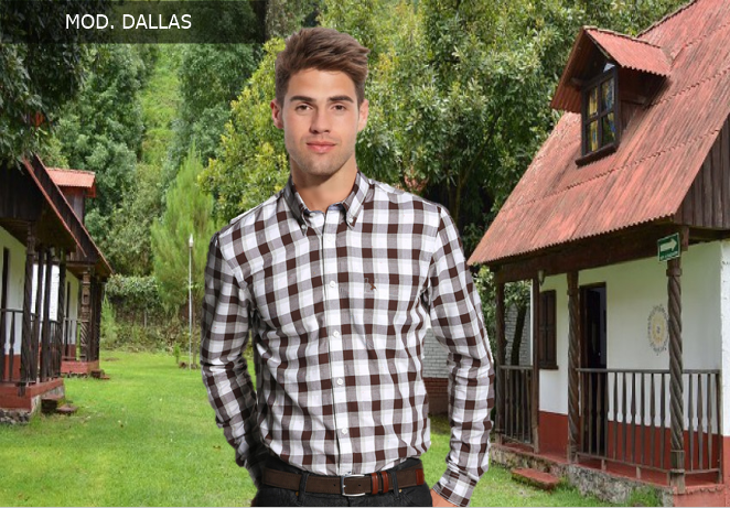 Camisa, camisa de caballero modelo MOD. DALLAS.