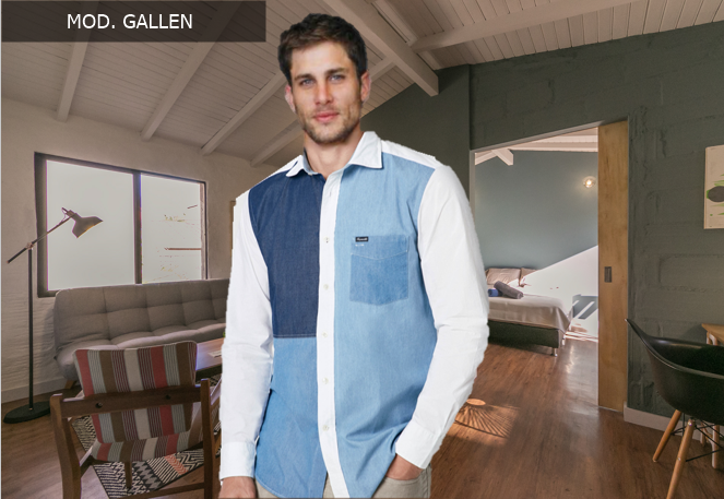 Camisa, camisa de caballero modelo MOD. GALLEN.
