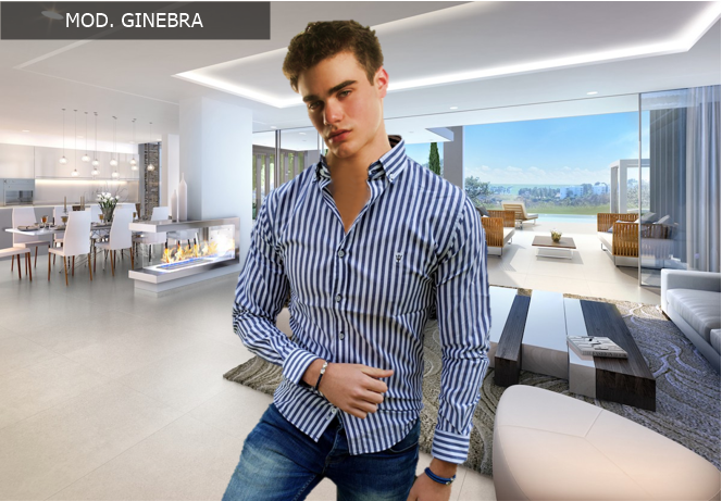 Camisa, camisa de caballero modelo MOD. GINEBRA.