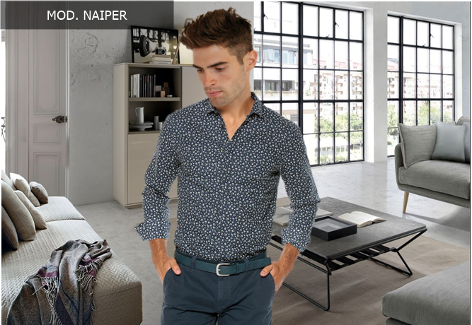 Camisa, camisa de caballero modelo MOD. NAIPER.