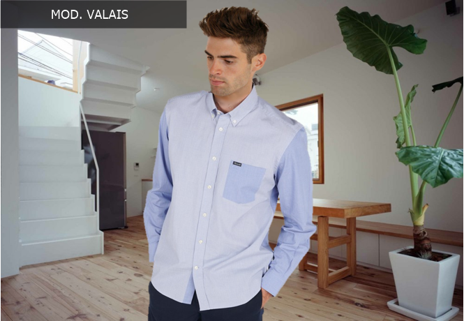 Camisa, camisa de caballero modelo MOD. VALAIS.